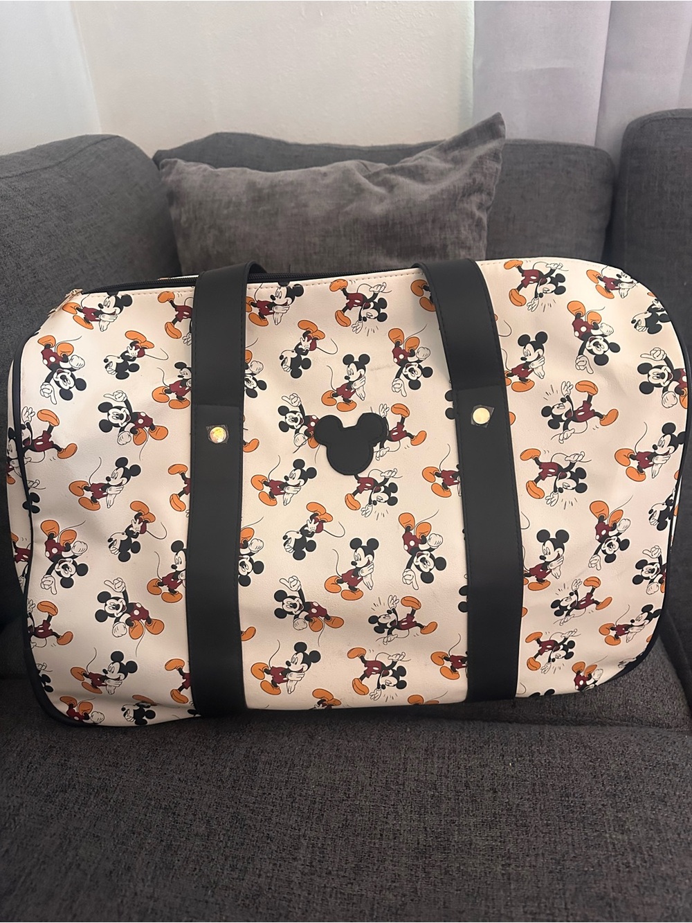 Mickey Mouse rolling weekend bag